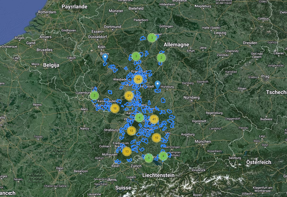 Gewerbegrundstück in Stadt mit Einwohnerzahl