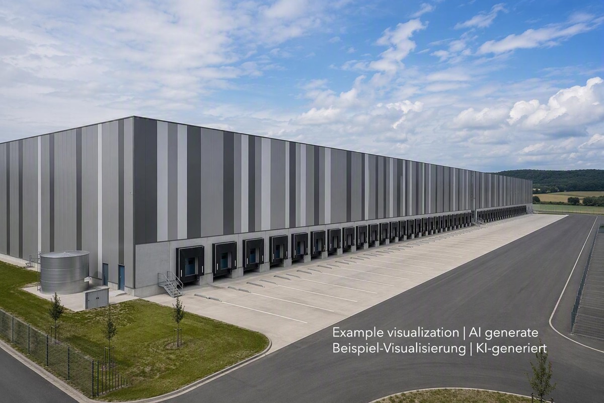 Logistikimmobilie zwischen Bremen und Hannover, Warehouse between Bremen and Hanover