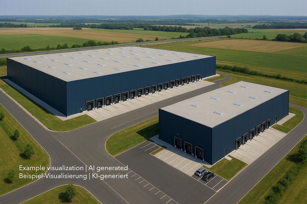 Logistikimmobilie in Lübeck, warehouse in Lübeck