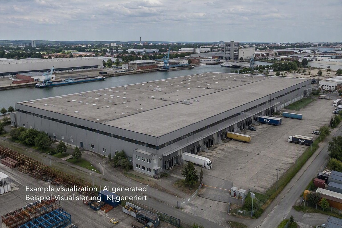 Logistikimmobilie im Nürnberger Süden, Warehouse in Nuremberg South