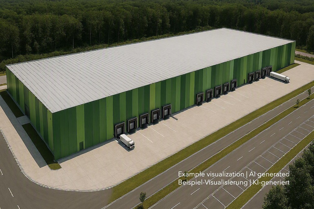 Logistikimmobilie südlich von Dortmund