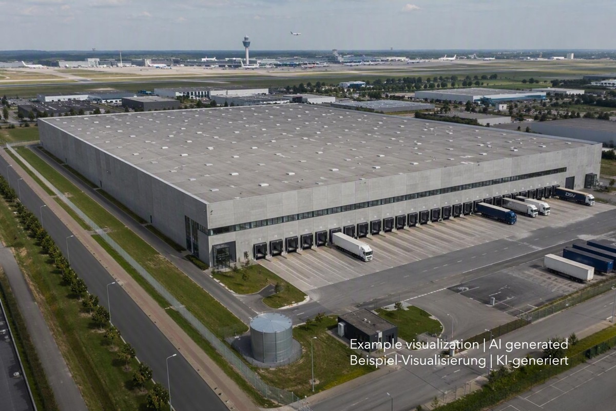 Logistikimmobilie am Münchener Flughafen, Warehouse near Munich Airport