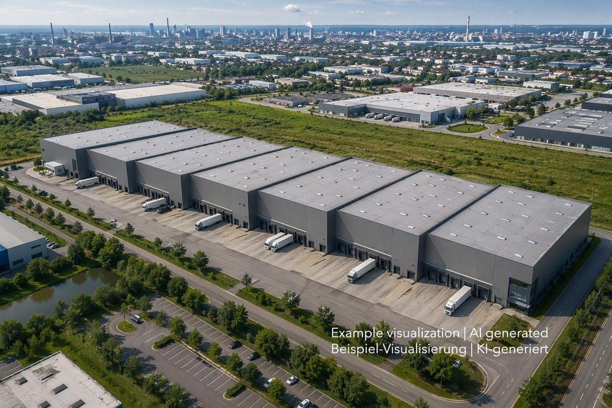 Logistikimmobilie in Duisburg Süd, Warehouse in Duisburg South