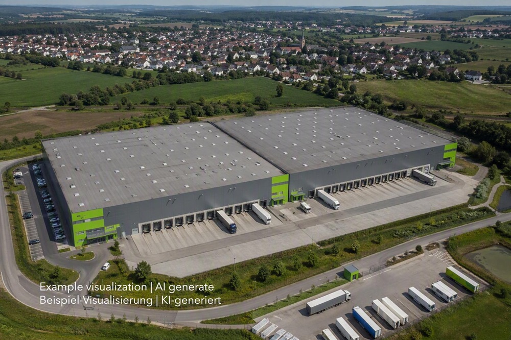 Logistikimmobilie nördlich von Berlin, Warehouse northern of Berlin