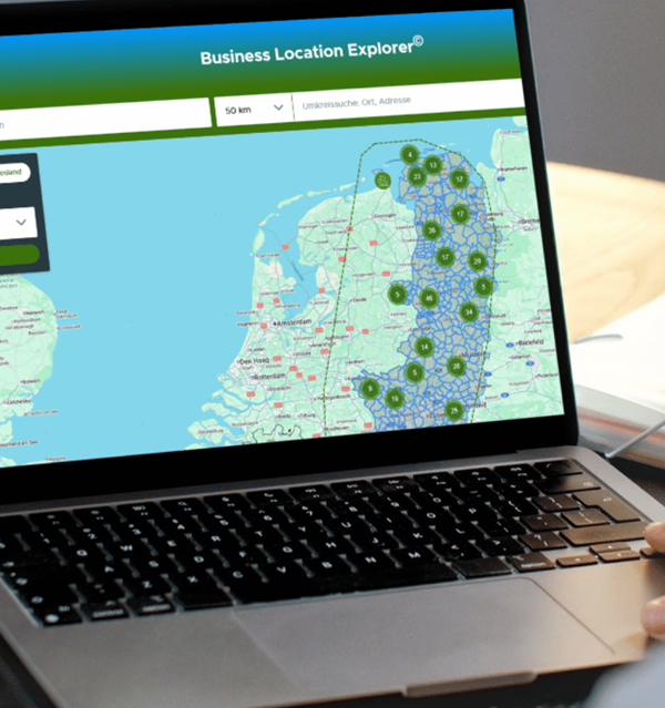 Standortanalyse-Tool Business Location Explorer Projektentwickler