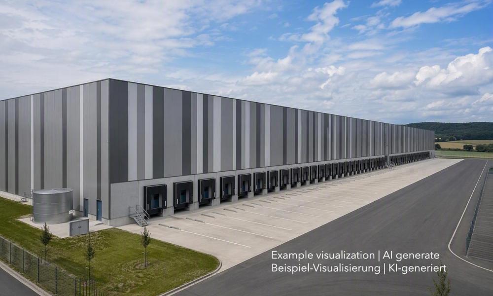 Logistikimmobilie zwischen Bremen und Hannover, Warehouse between Bremen and Hanover