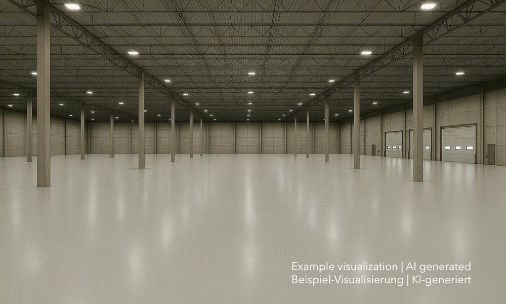 Logistics park in Hannover inside, Logistikpark in Hannover innen