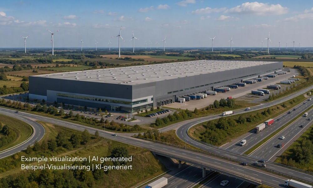 Großes Logistikzentrum im Berliner Norden, Large logistics center in northern Berlin