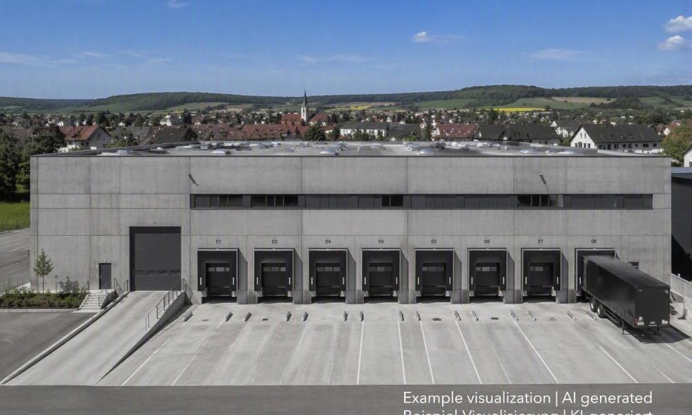 Logistikimmobiile nördlich von Dresden, Warehouse northern of Dresden