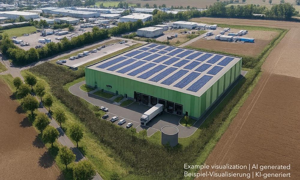 Logistikimmobilie südlich von Mainz, Warehouse southern of Mainz