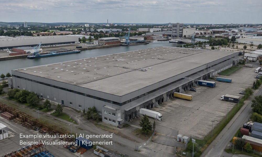 Logistikimmobilie im Nürnberger Süden, Warehouse in Nuremberg South