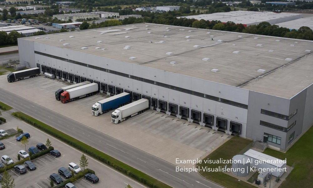 Logistikhalle in München, Warehouse in Munich
