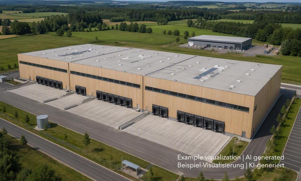 Logistikimmobilie an der A3 Straubing, Warehouse near A3 Straubing