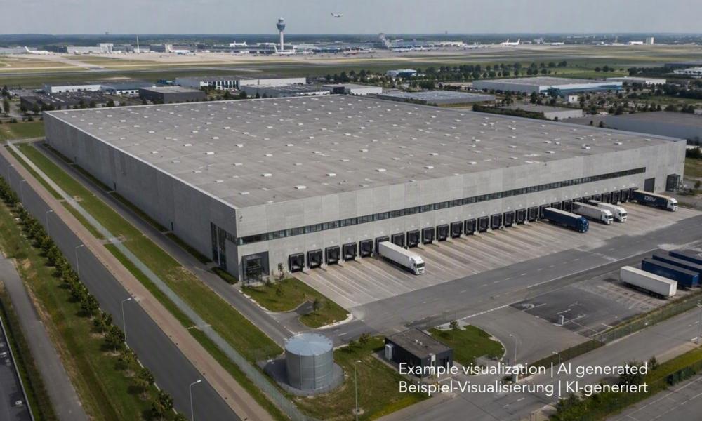 Logistikimmobilie am Münchener Flughafen, Warehouse near Munich Airport