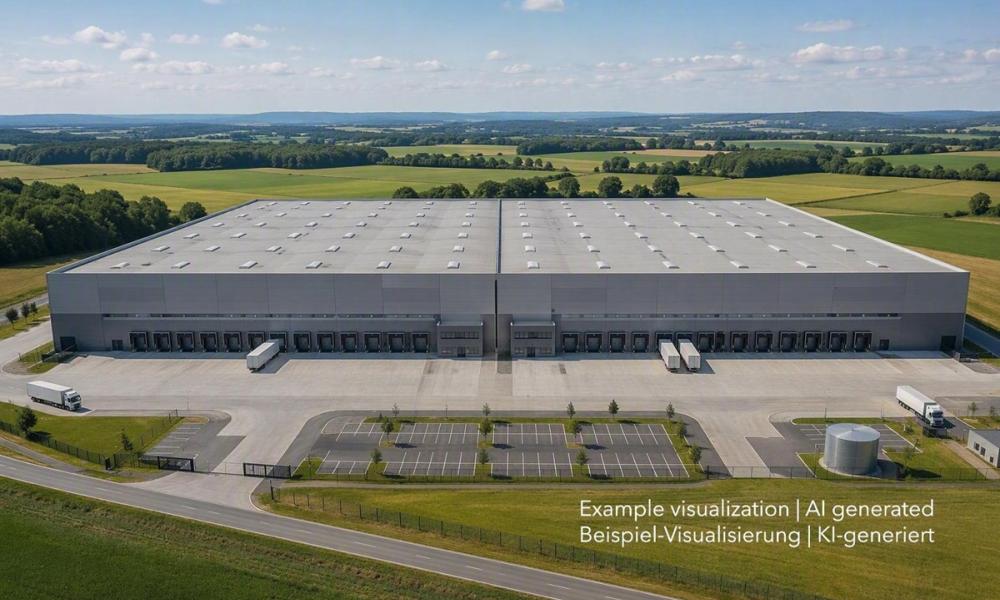 Logistikimmobilie südöstlich von Kassel, Warehouse south-east of Kassel