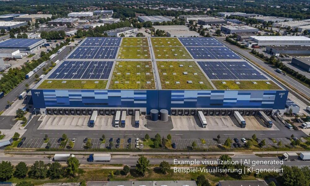 Logistikimmobilie nordwestlich von Karlsruhe, Warehouse north-western of Karlsruhe