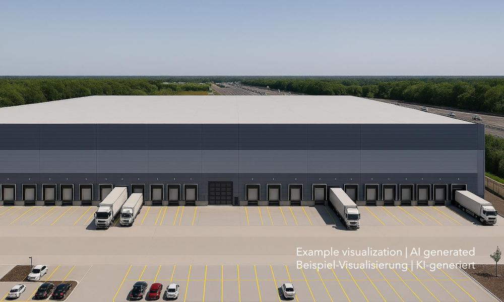 Logistikimmobilie südlich von Dortmund, Warehouse southern of Dortmund