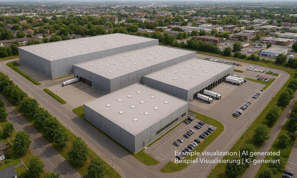 Logistikhalle in Bremen, Logistics hall in Bremen