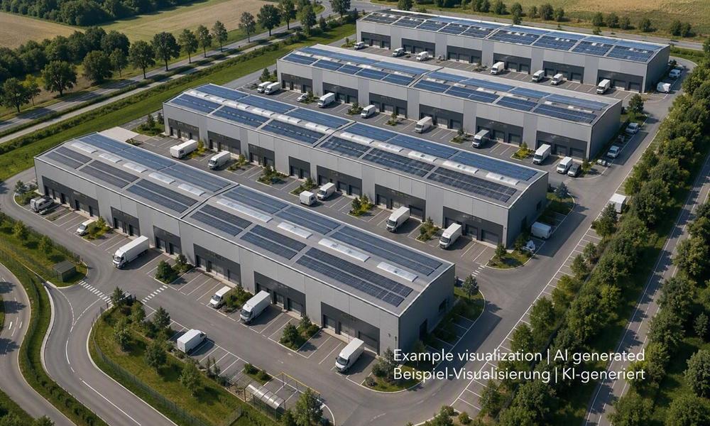 Gewerbepark in Duisburg ,Light industrial and logistics park in Duisburg