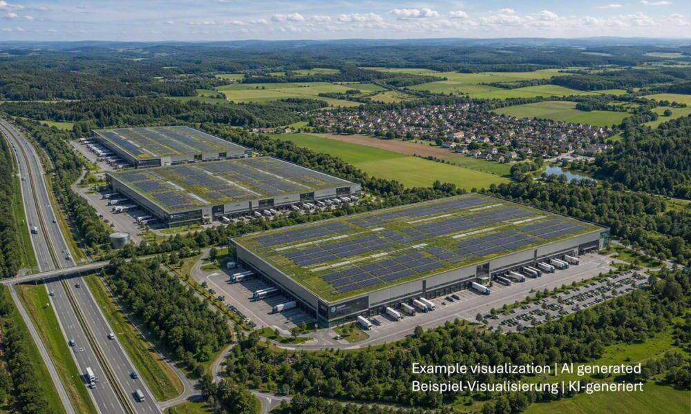 Logistikimmobilie nordwestlich von Dortmund, Warehouse northestern of Dortmund