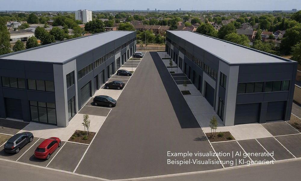 Lagerhalle östlich von München, warehouse eastern of Munich