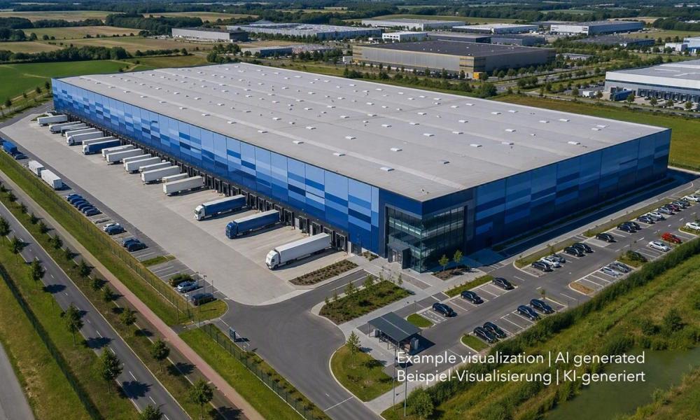 Logistikcenter bei Ingolstadt, Logistics center near Ingolstadt Germany