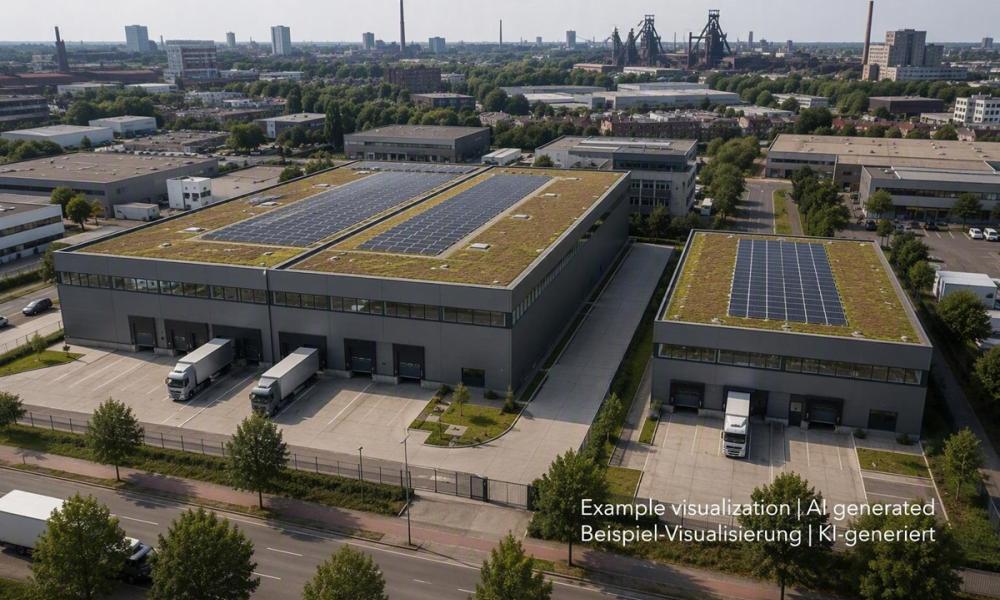 Logistikimmobilie und Lagerfläche im Ruhrgebiet, Warehouses in Herne
