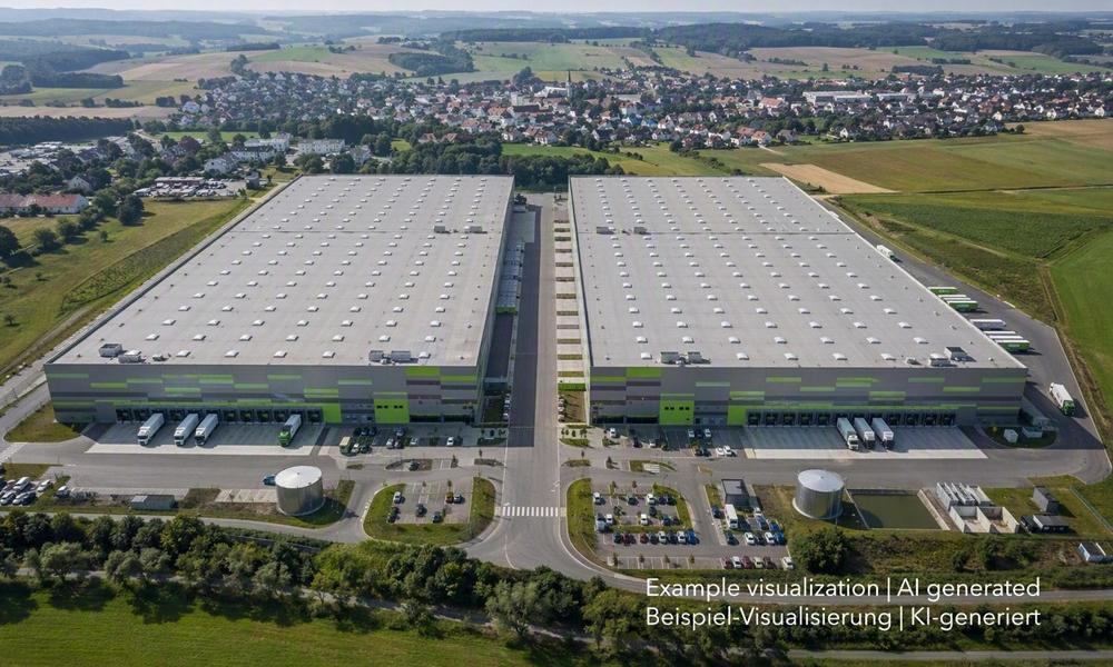 Logistikimmobilie in Salzgitter, Logistics property in Salzgitter