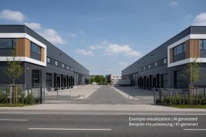 Lagerhalle in Düsseldorf Süd, Warehouse in Düsseldorf South