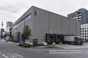 Lagerhalle in Berlin-Spandau, Warehouse in Berlin-Spandau