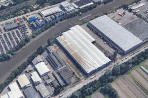 Logistics center in Hamburg Billbrook