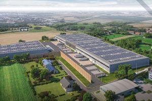 Logistics property, Logistikimmobilie eastern of Leipzig