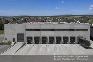 Logistikimmobiile nördlich von Dresden, Warehouse northern of Dresden