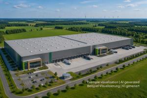 Logistikimmobilie südöstlich von Chemnitz, Warehouse south-east of Chemnitz