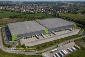 Logistikimmobilie zwischen Osnabrück und Bielefeld, Warehouse between Osnabrück und Bielefeld