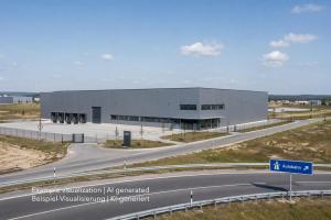 Logistik- und Produktionsfläche an der A81 Richtung Stuttgart, Production and logistics hall southern of Stuttgart
