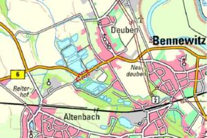 Gewerbegebiet, Industriegebiet: Gewerbegebiet An der B6 - In Deuben (Commercial industrial area)