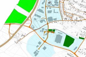 Gewerbegebiet, Industriegebiet: Gewerbegebiet Stollberger Tor (Commercial industrial area)