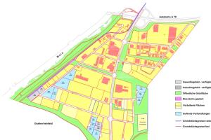 Gewerbegebiet, Industriegebiet: Industrie- und Gewerbepark Maintal (Commercial industrial area)