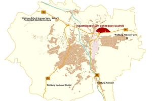 Gewerbegebiet, Industriegebiet: Industriegebiet Am Bahnbogen (Commercial industrial area)