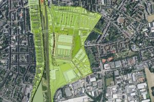 Gewerbegebiet, Industriegebiet: Neue Bahnstadt Opladen (Commercial industrial area)