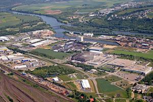 Gewerbegebiet, Industriegebiet: Trierer Hafen (Commercial industrial area)