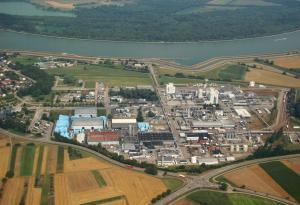 Gewerbegebiet, Industriegebiet: Chemiepark Rheinmünster (Commercial industrial area)