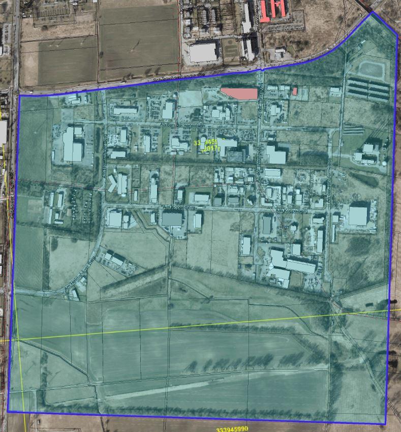 Gewerbegebiet, Industriegebiet: Gewerbegebiet Helmshäger Berg (Commercial industrial area)