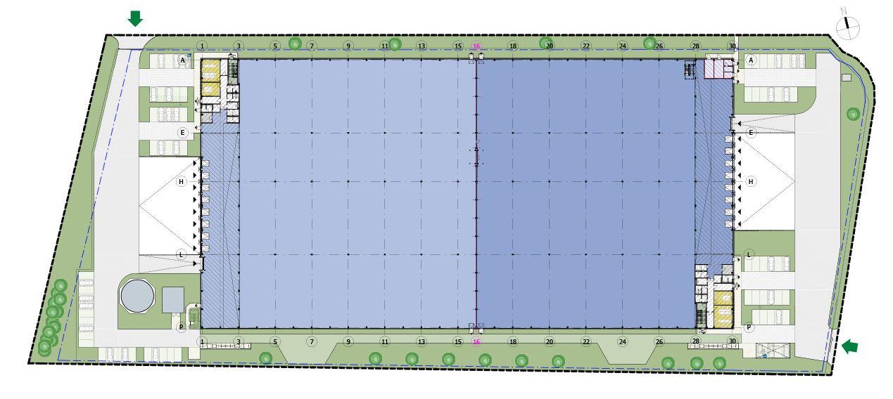 Logistics Property near Osnabrück Floor Plan