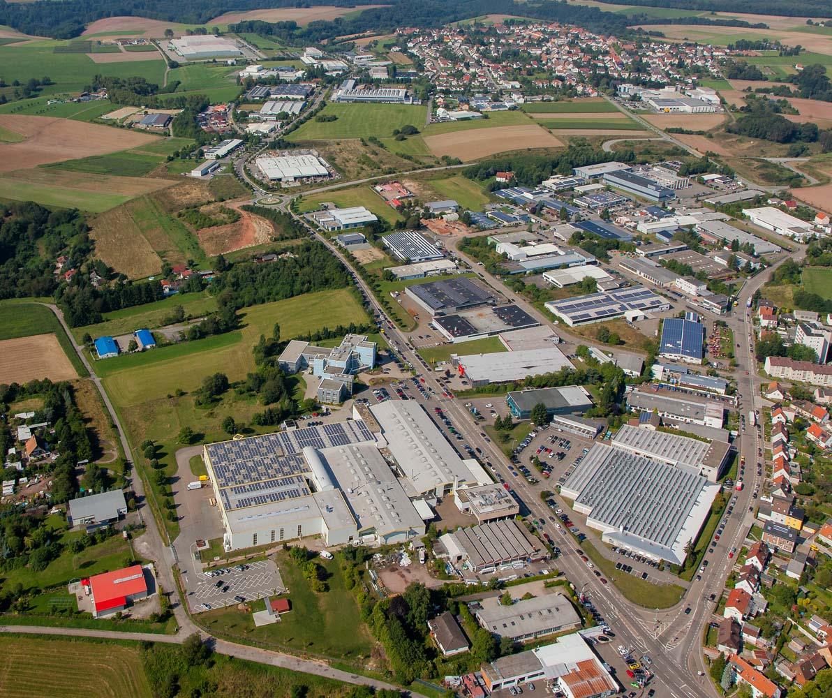 Gewerbegebiet, Industriegebiet: Im Erlenteich (Commercial industrial area)