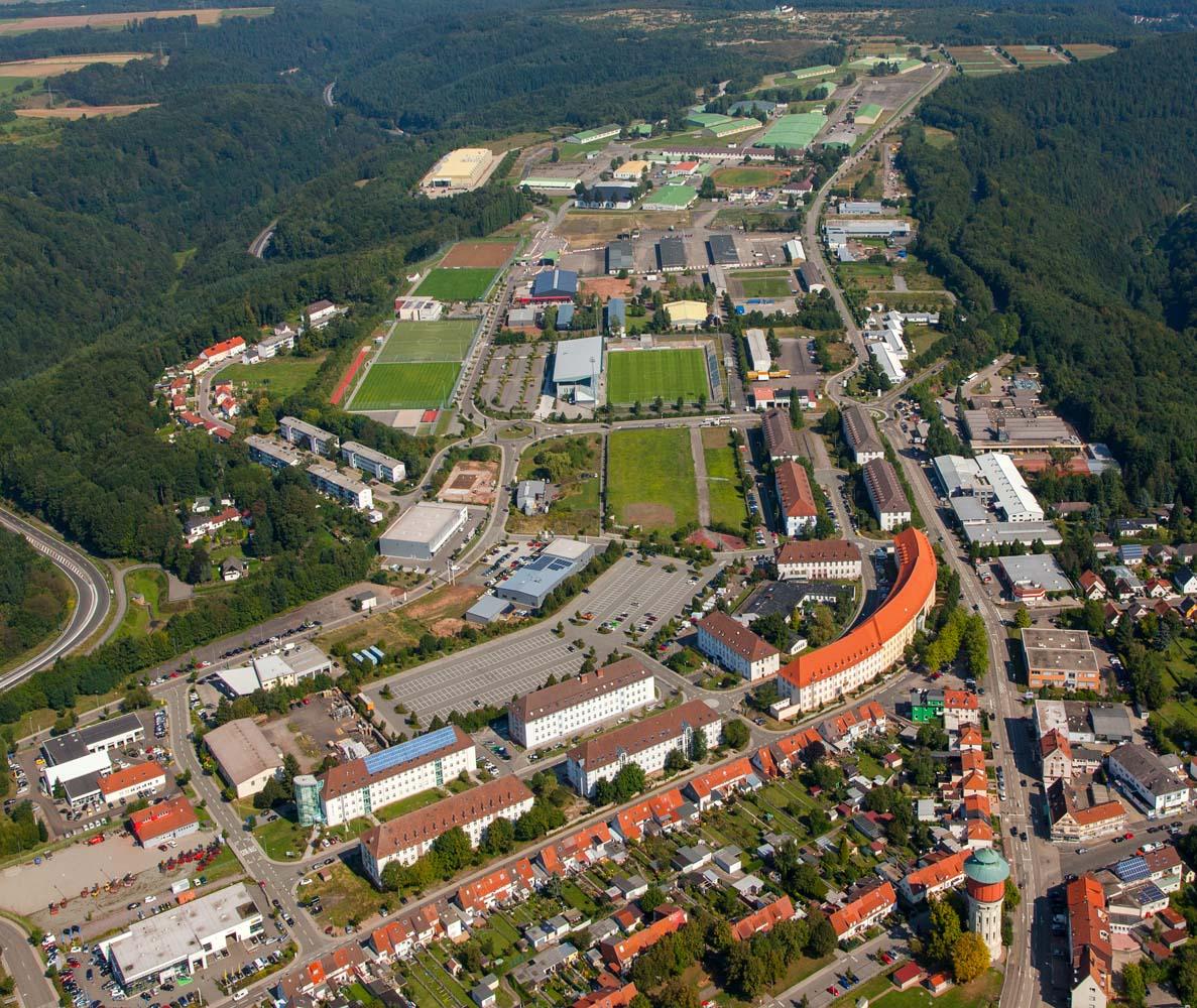 Gewerbegebiet, Industriegebiet: Konversionspark Husterhöhe (Commercial industrial area)