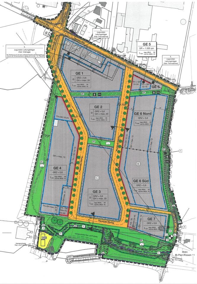 Gewerbegebiet, Industriegebiet: BusinessPark Elbufer (Commercial industrial area)