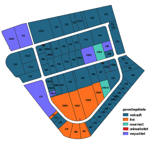 Gewerbegebiet, Industriegebiet:  Gewerbegebiet Am Unterwege (Commercial industrial area)