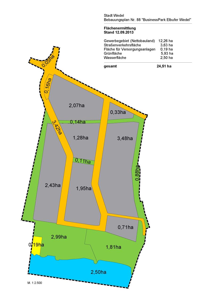 Gewerbegebiet, Industriegebiet: BusinessPark Elbufer (Commercial industrial area)